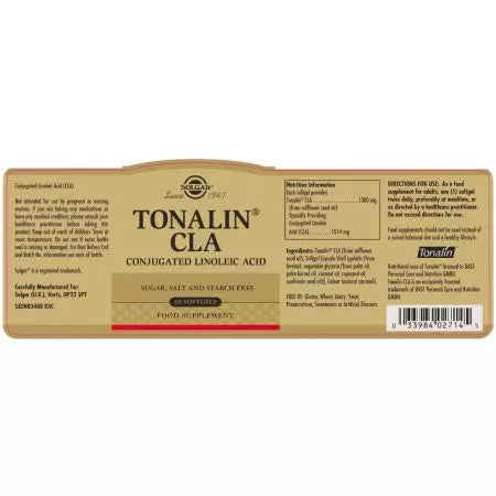 Solgar Tonalin CLA Softgels пакет от 60