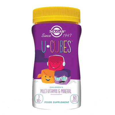 Solgar UCubes MultiVitamin & Mineral Gummies 60 Gummies