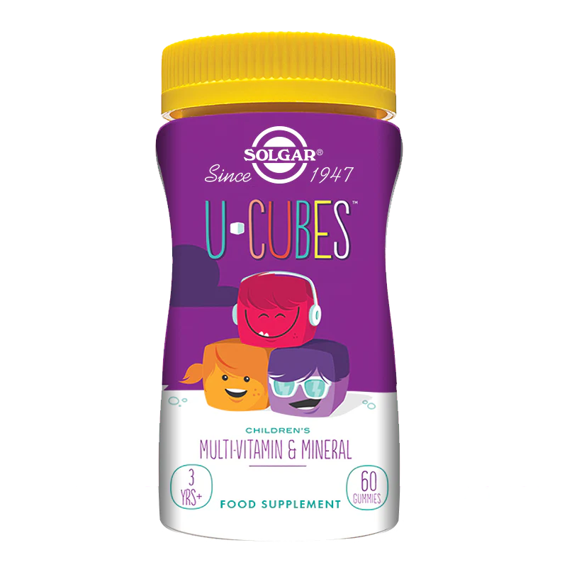 Solgar UCubes MultiVitamin & Mineral Gummies 60 Gummies