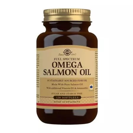 Solgar Full Spectrum Omega Salmon Oil 120 Softgels