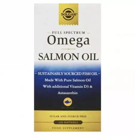 Solgar Full Spectrum Omega Salmon Oil 120 Softgels