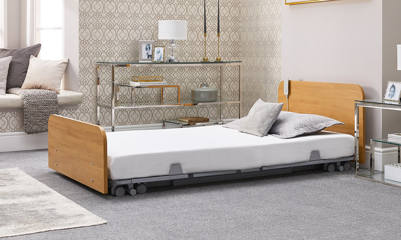 Solo Ultra-Low Electric Profiling Care Bed-Nastavitelná výška s autoregresním