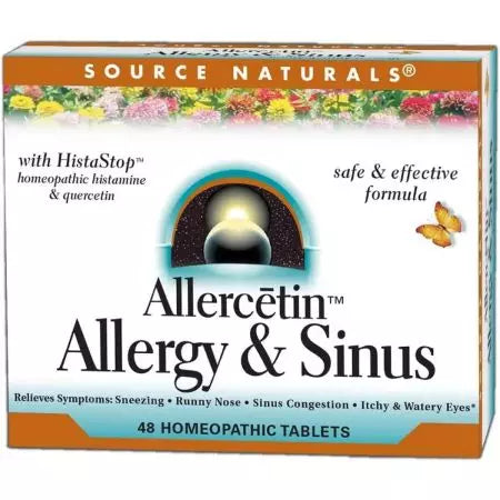 Source Naturals Allercetiiniallergia ja sinus 48 tablettit