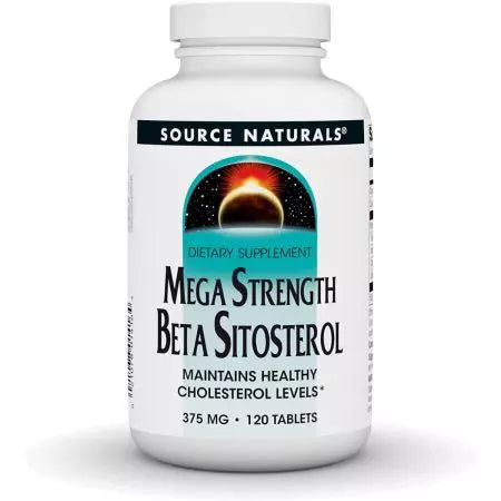 Šaltinis „Naturals Betasitosterolio mega stiprumas“ 375 mg 120 tabletės