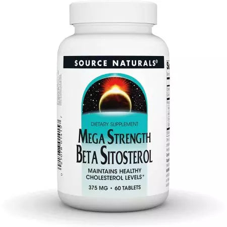 Source Naturals Betasitosterol Mega Strength 375mg 60 comprimés