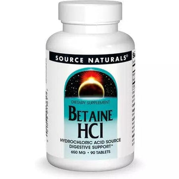 Source Naturals Betaine HCI 650mg 90 Tablets