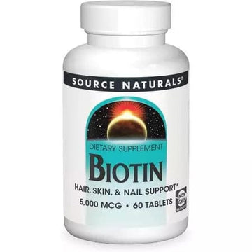 Source Naturals Biotin 5,000mcg 60 Tablets