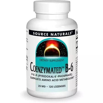 Source Naturals Coenzymated Vitamin B6 25mg 120 Peppermint Lozenge