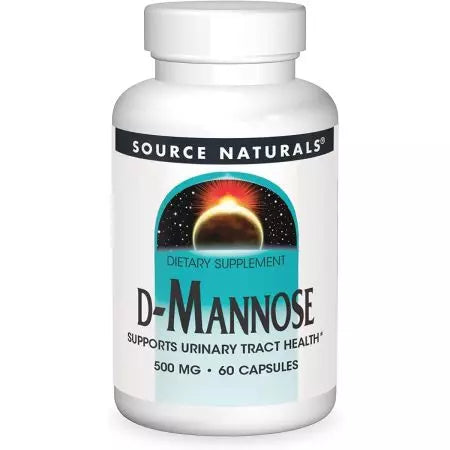 Fonte naturais dmannose 500mg 60 cápsulas