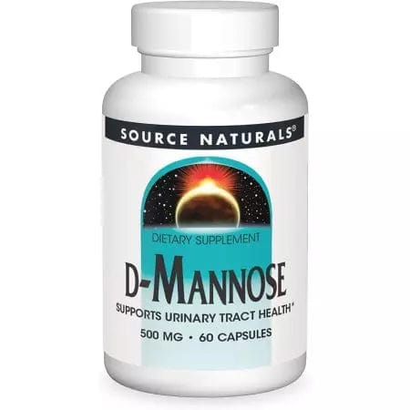 Source Naturals DMannose 500mg 60 Capsules