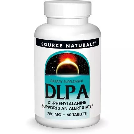 Šaltinis „Naturals DLPA“ (dlphenilalaninas) 750 mg 60 tablečių