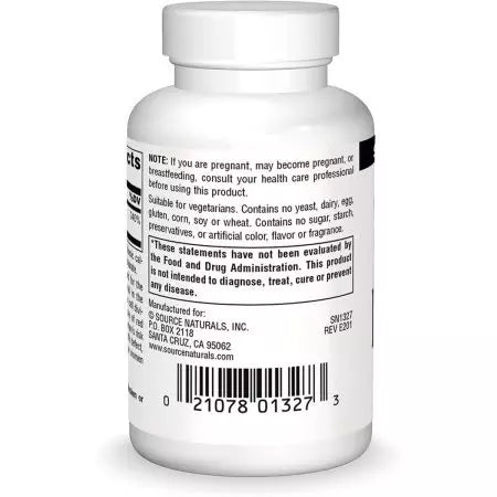 Source Naturals Folic Acid 800mcg 200 comprimés