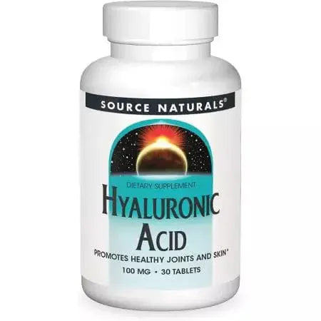 Source Naturals Hyaluronic Acid 100mg 30 Tablets
