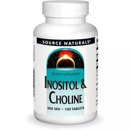 Πηγή Naturals Inositol & Choline 800mg 100 δισκία