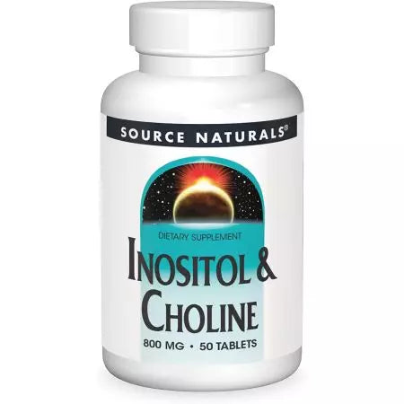 Fuente Naturals Inositol & Choline 800mg 50 tabletas