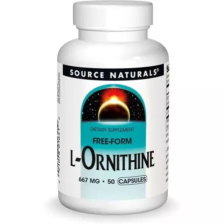 Πηγή Naturals Lornithine 667mg 50 κάψουλες