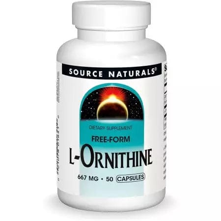 Source Naturals LOrnithine 667mg 50 Capsules