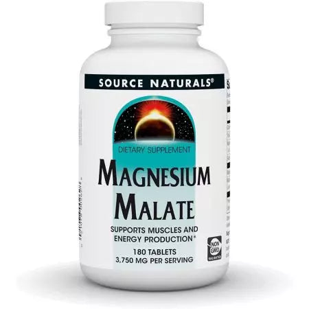 Source Naturals Magnesium Malate 1250mg 180 Tablets