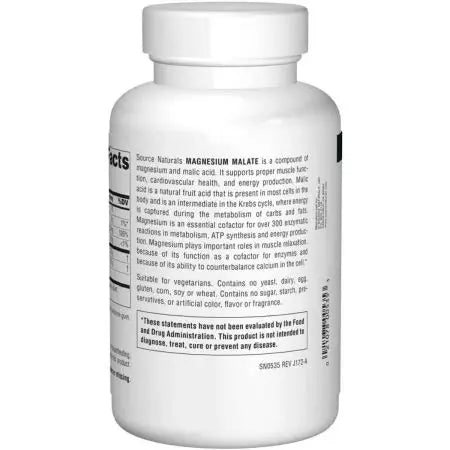 Źródło Naturals Magnesium Malate 1250 mg 360 tabletek