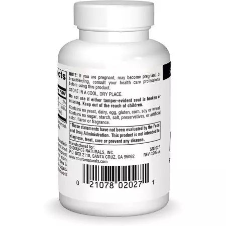 Source Naturals Megafolinic (folinsyre) 800mcg 60 tabletter