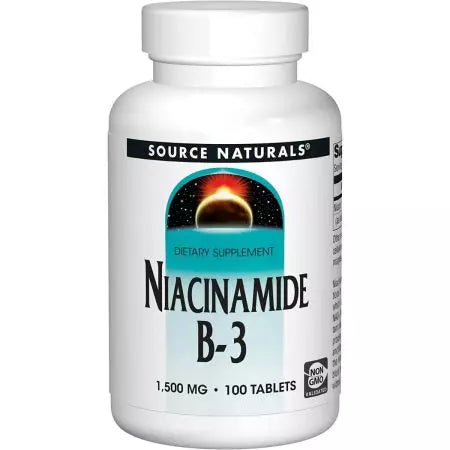 Källa naturals niacinamid b3 1500 mg 100 tabletter