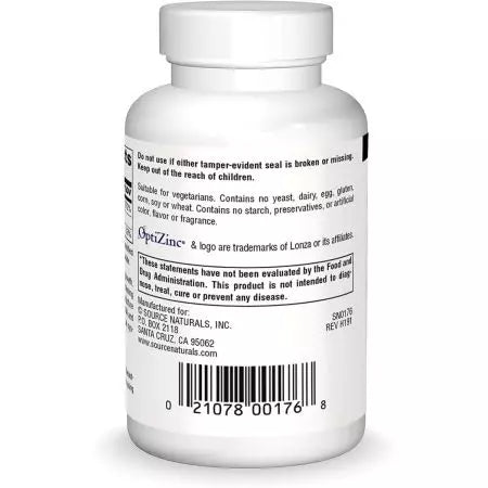 Avots Naturals Optizinc 30 mg 240 tabletes