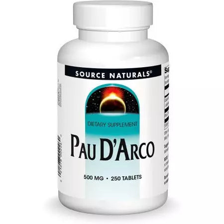 Πηγή Naturals Pau d'Arco 500mg 250 δισκία