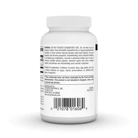 Źródło Naturals jodek potasu 32,5 mg 120 tabletek