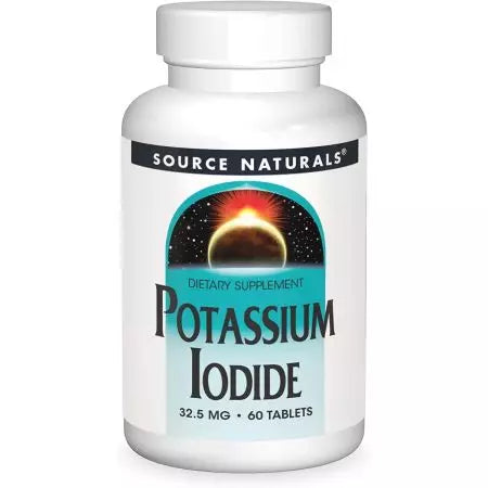 Source Naturals Iodure de potassium 32,5 mg 60 comprimés