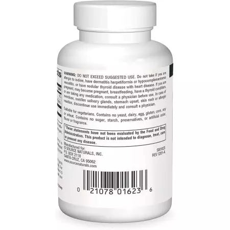 Source Naturals kaliumiodid 32,5 mg 60 tabletter