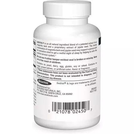 Source Naturals Seditol 365mg 30 Capsules