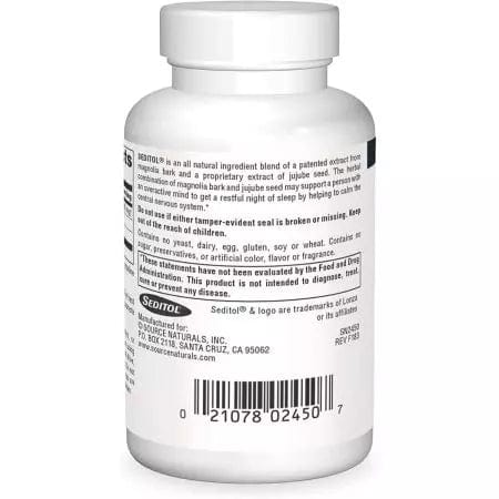 Źródło Naturals Seditol 365 mg