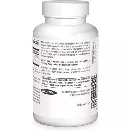 Source Naturals Seditol 365mg 60 Capsules