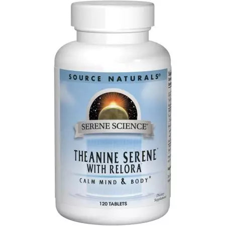 Source Naturals Theanine Serene avec Reora 120 comprimés