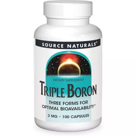 Source Naturals Triple Boron 3mg 100 Capsules