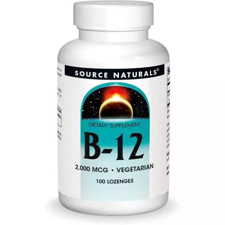 Sursa Naturals Vitamina B12 2.000 MCG 100 LOZENGE