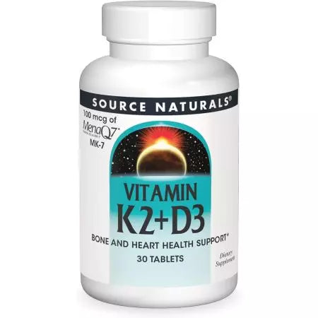 Källa Naturals Vitamin K2 + D3 100 mcg 30 tabletter