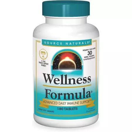 Source Naturals Wellness Formula, Advanced Immuuntuki 180 tablettia