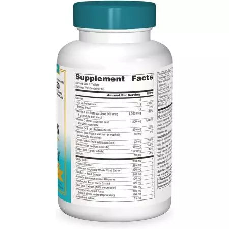 Source Naturals Wellness Formula, Advanced Immuuntuki 180 tablettia