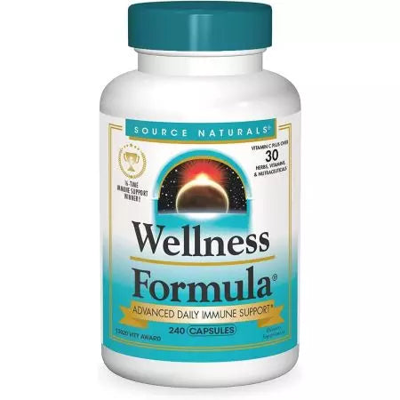 Formuła Wellness Source Naturals, zaawansowane wsparcie immunologiczne 240 kapsułek