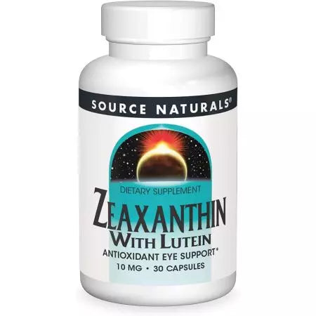 Källa naturals zeaxanthin med lutein 10 mg 30 kapslar