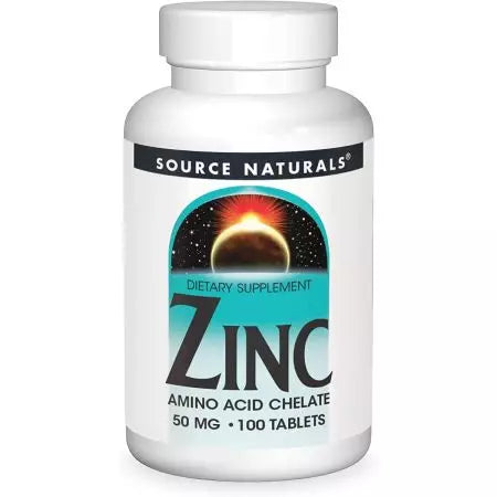 Fonte naturais zinco 50mg 100 comprimidos