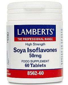 Soya Isoflavones 50mg 60 tabs - Lamberts - welzo