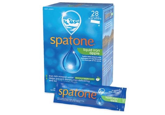 Spatone Apple Liquid Supplement with Vitamin C Sachets Pack of 28 - welzo
