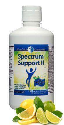 Spectrum Support II, (P5P) Vitamins, Lemon/Lime 947ml - BrainChild Nutritionals - welzo