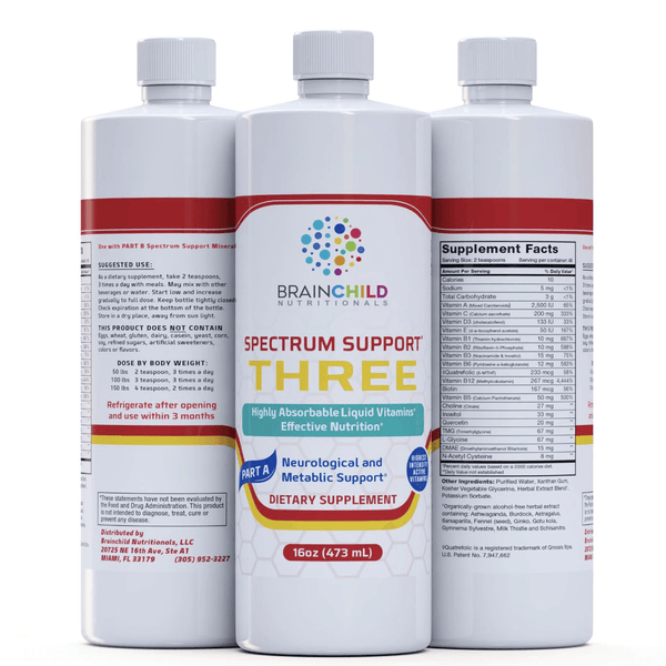 Spectrum Support III Vitamins 946ml - BrainChild Nutritionals - welzo