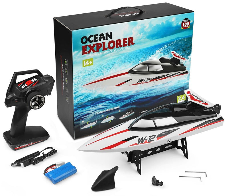 Високоскоростна RTR радиоуправляема RC скоростна лодка