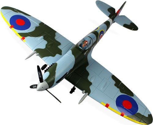 SkyFalcon Spitfire V2 4-Channel RC Plane with Autopilot Gyro – RTF 2.4GHz