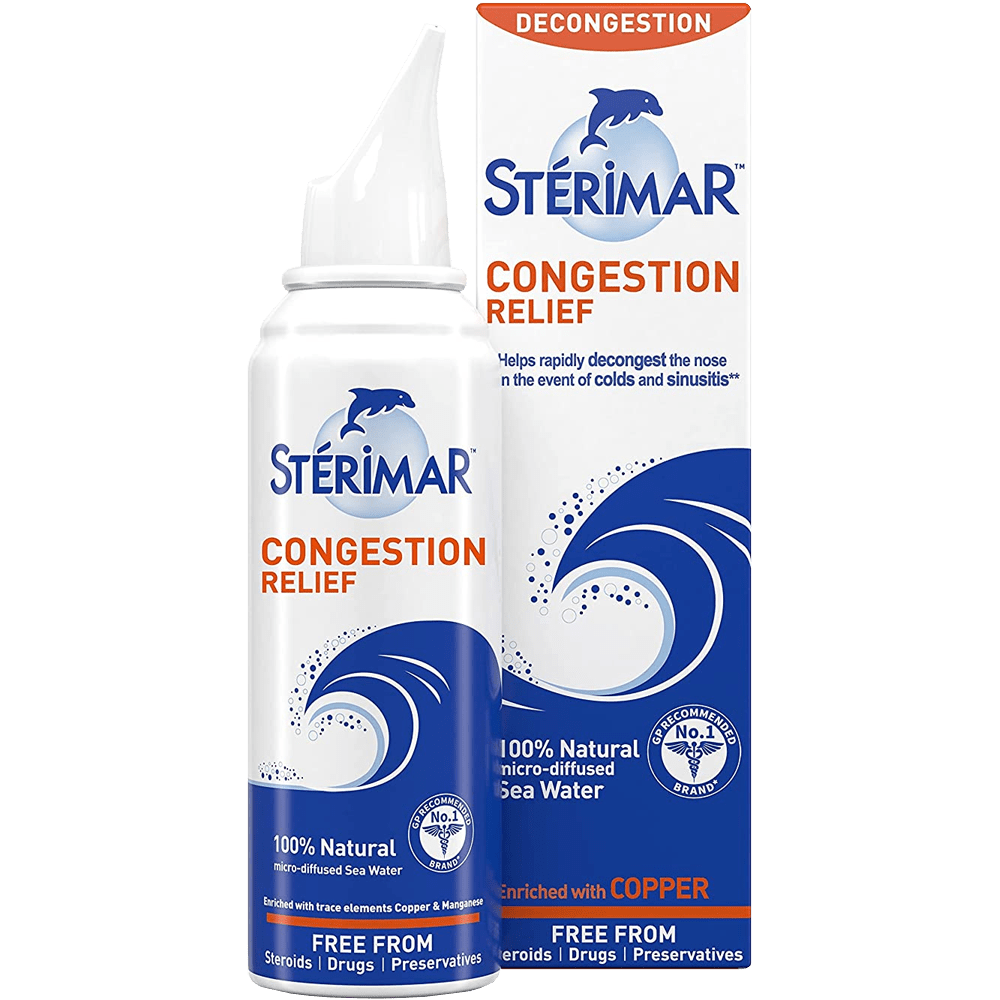 Sterimar Congestion Relief Sea Water Nasal Spray 100ml - welzo