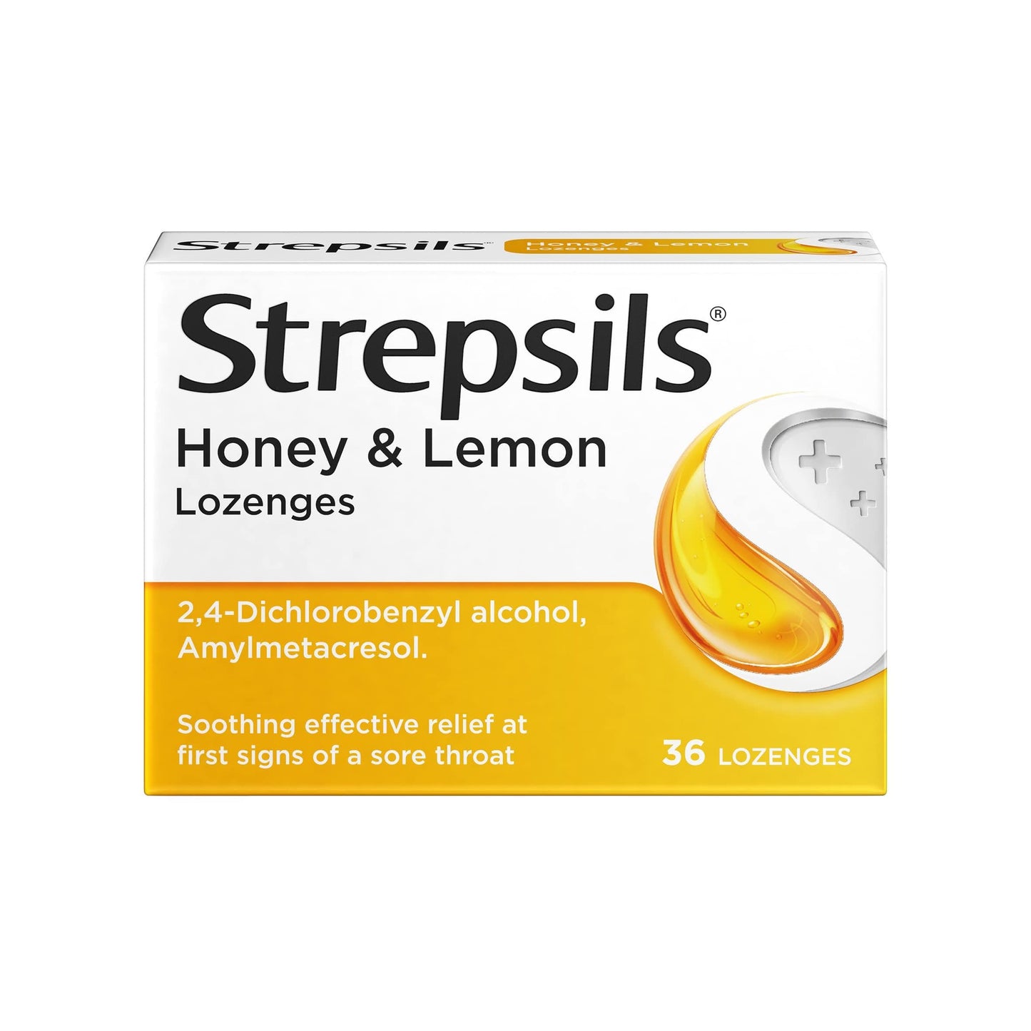 Strepsils Honey & Lemon Lozenges Pack of 36 - welzo